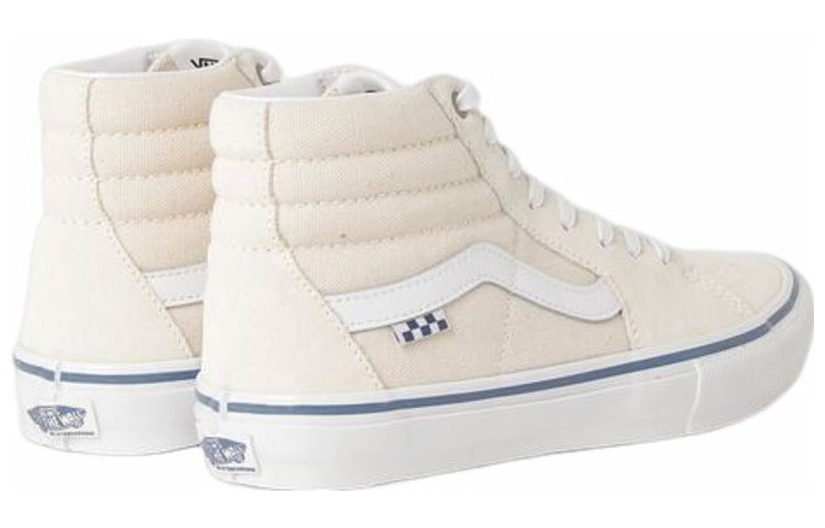 Vans Raw Canvas Skate SK8-HI 'White Blue' VN0A5FCCACV