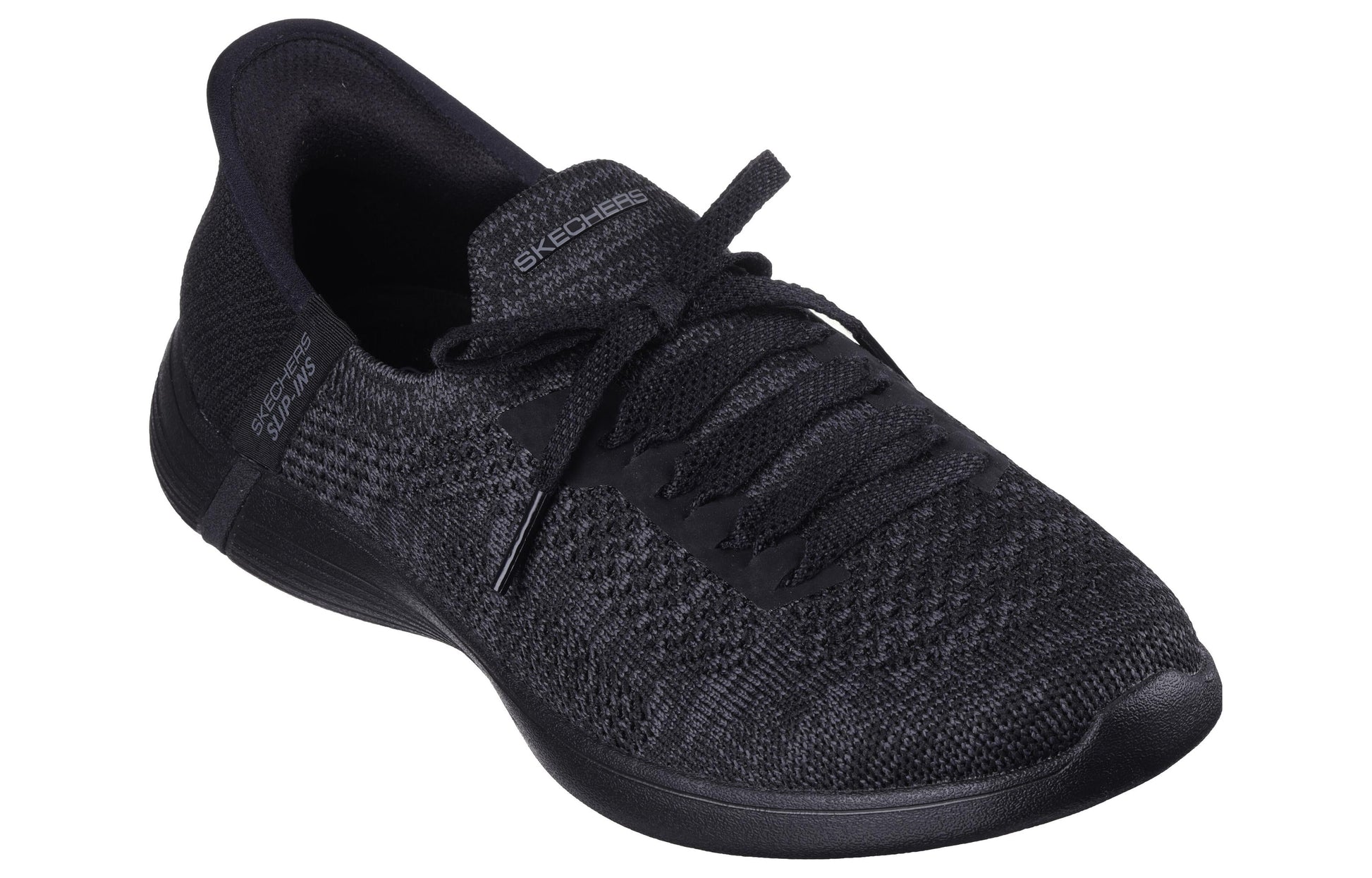 (WMNS) Skechers Slip ins On The Go 'Core Black' 137251-BKGY