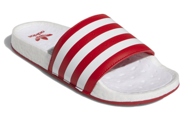 adidas Adilette Boost Slides 'Scarlet' FX5895