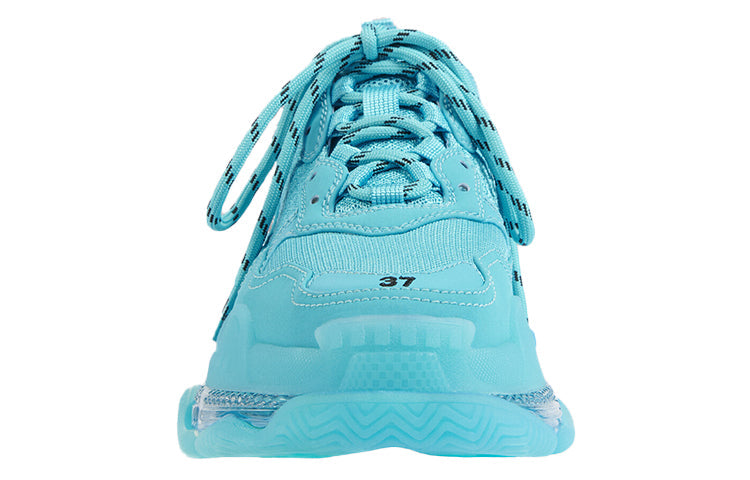 (WMNS) Balenciaga Triple S Sneaker 'Clear Sole - Turquoise' 544351W2GA14452