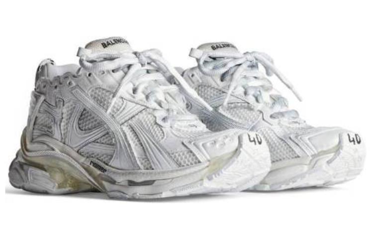 Balenciaga Cargo Sneakers 'Light Beige Microfiber and Mesh' 772774W3RMU9000
