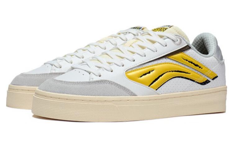 (WMNS) Li-Ning x Pablo Ientile Superwave 180 Lo Skate Shoes 'White Yellow Grey' AECT022-1