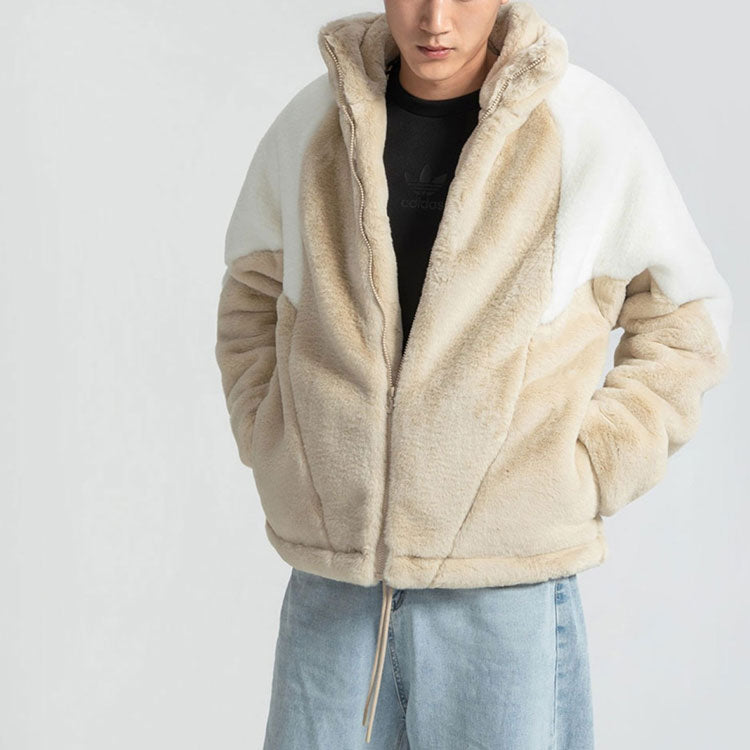 adidas originals Unisex Speed Fur Jacket Brown HF0702