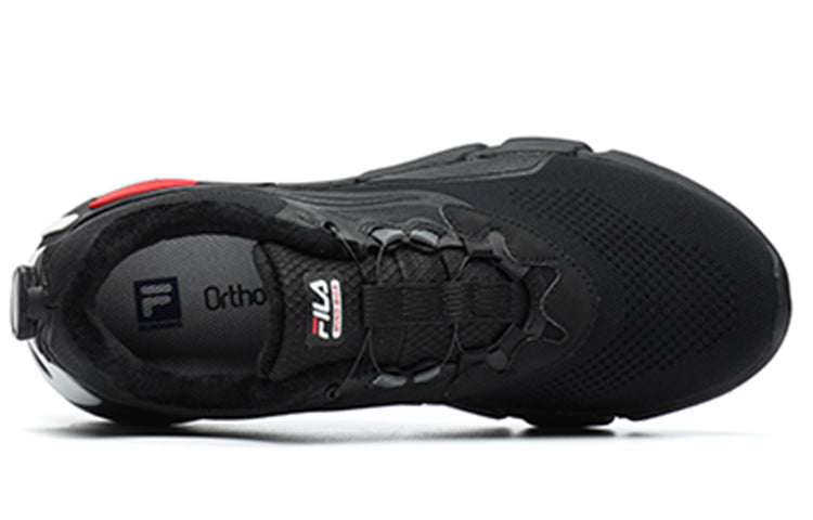 FILA Athletics Fleece Low-Top 'Black Red' A12M212107FBA