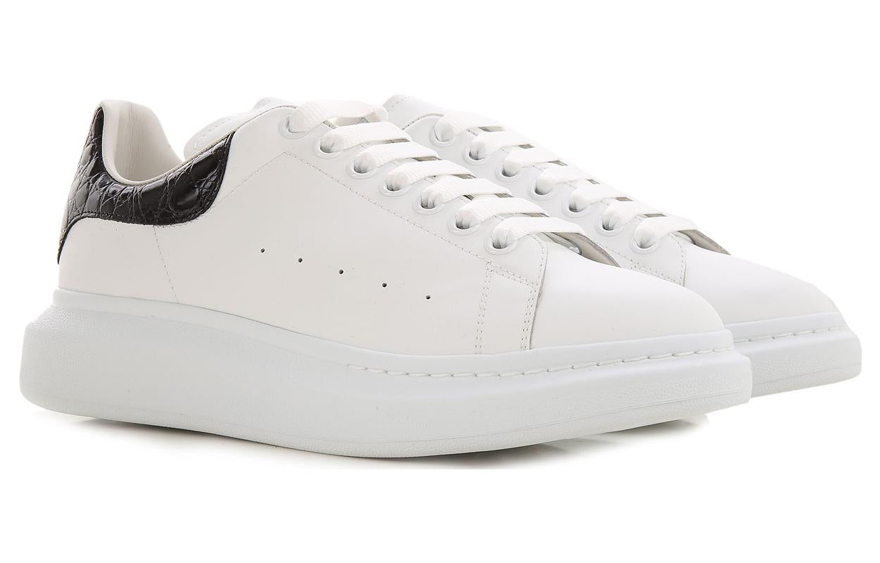 Alexander McQueen Oversized Sneaker 'Black Crocodile' 625162WHYB89061
