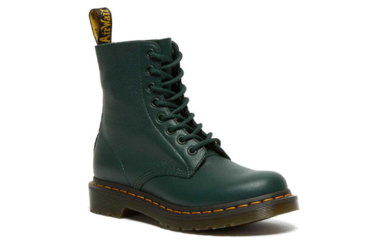 (WMNS) Dr. Martens 1460 Pascal Virginia waterproof Wear-resistant Mid Tops Martin boots Green 26902328