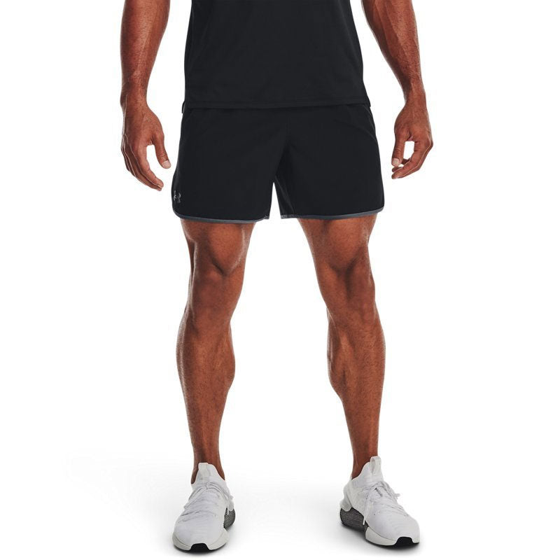 Under Armour HIIT Woven 6inch Shorts 'Black Grey' 1377027-001