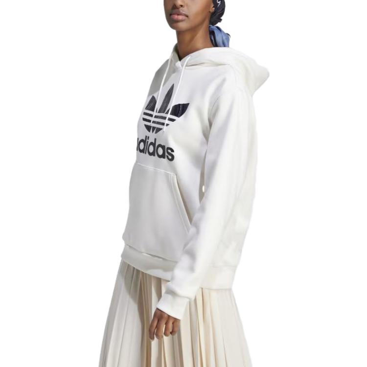 (WMNS) adidas Zebra Animal Print Infill Hoodie Asia Sizing 'White' IJ7773