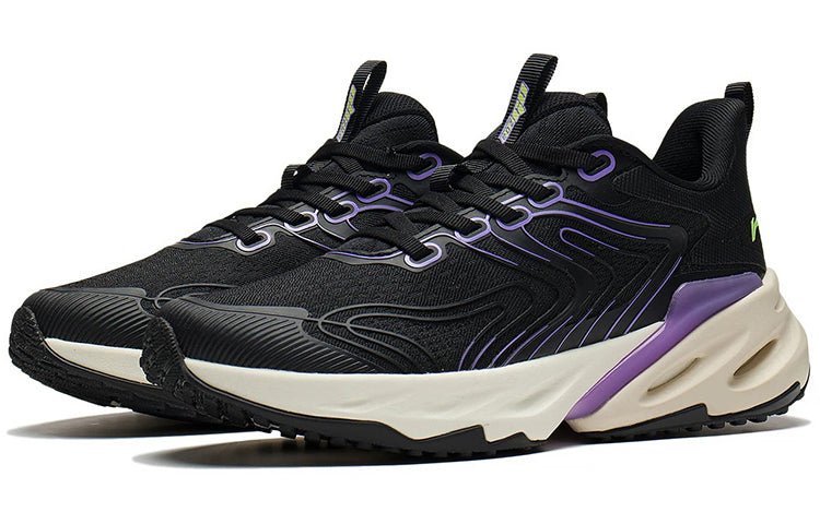 (WMNS) Li-Ning Eazgo 'Black Purple' ARES024-3