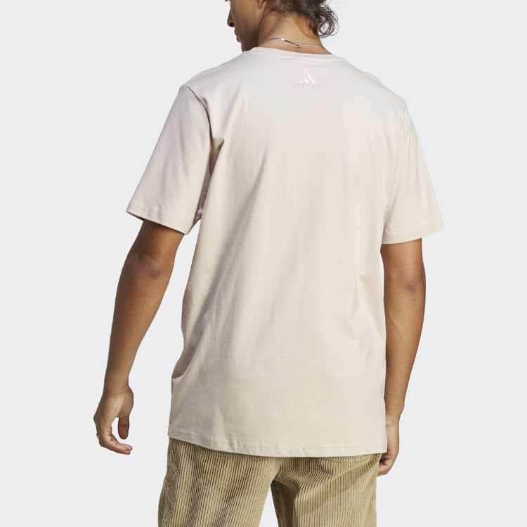 adidas Essentials Single Jersey Big Logo T-shirt 'Wonder Taupe' IC9356