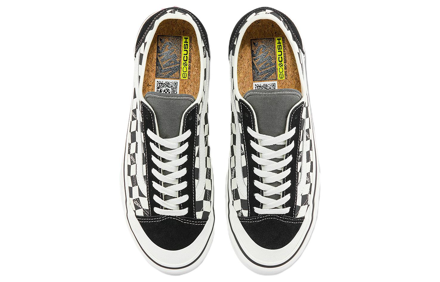 Vans Style 136 Decon Vr3 SF Casual Low Top Skateboarding Shoes Unisex Black White Grid  VN0A4BX91KP
