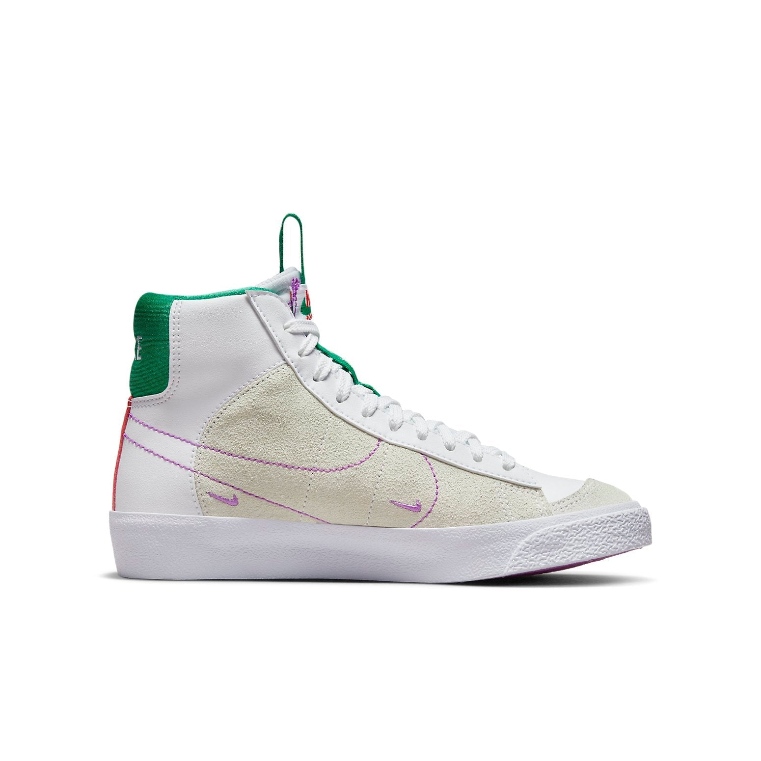 (GS) Nike Blazer Mid '77 'Dance - White Fuchsia Green' DQ6084-101