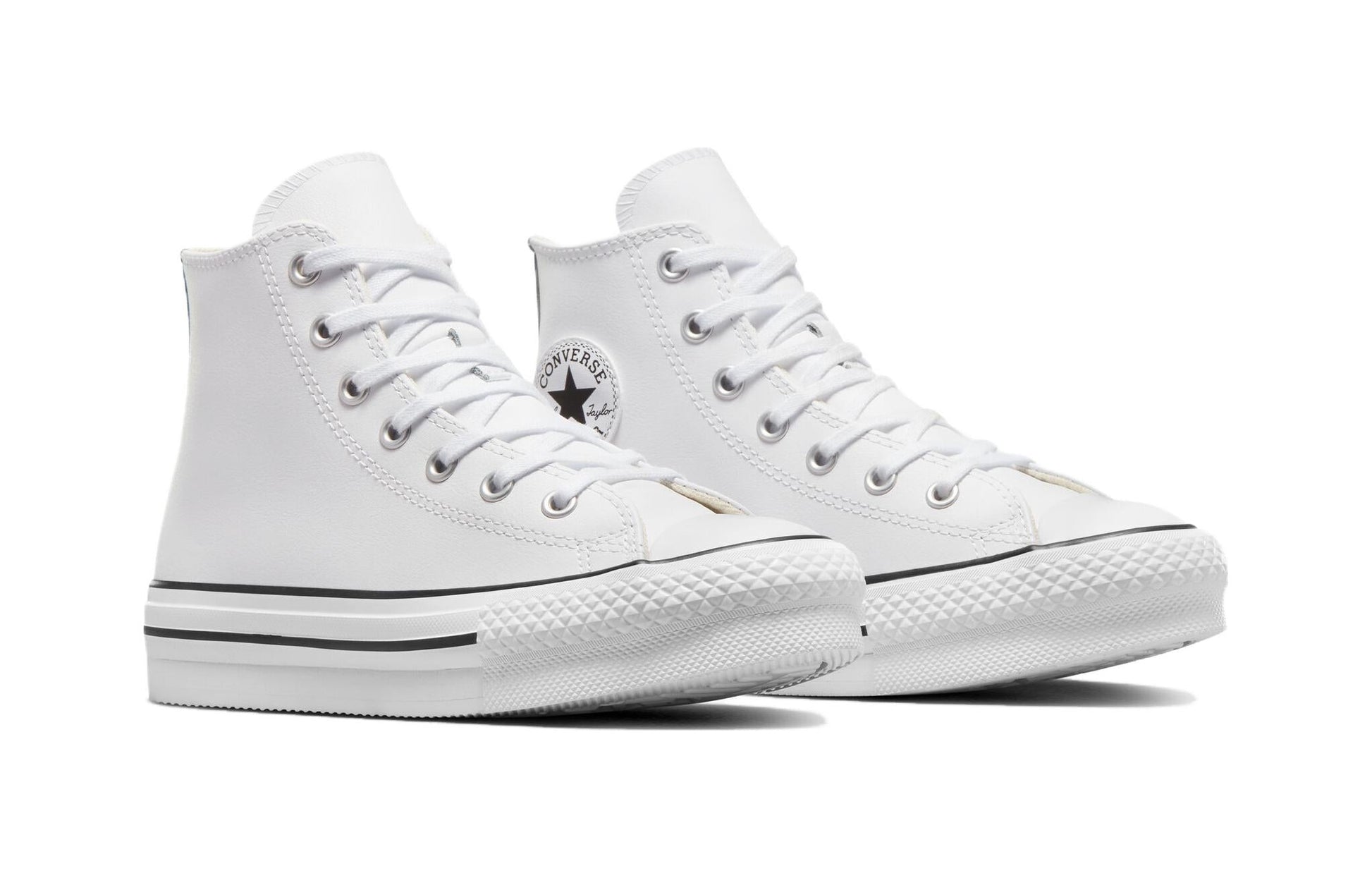(PS) Converse Chuck Taylor All Star EVA Lift Platform Leather High Top 'White' A01016C