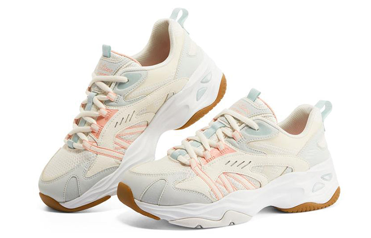 (WMNS) Skechers D'lites 4.0 'Cream' 896134-NTLB