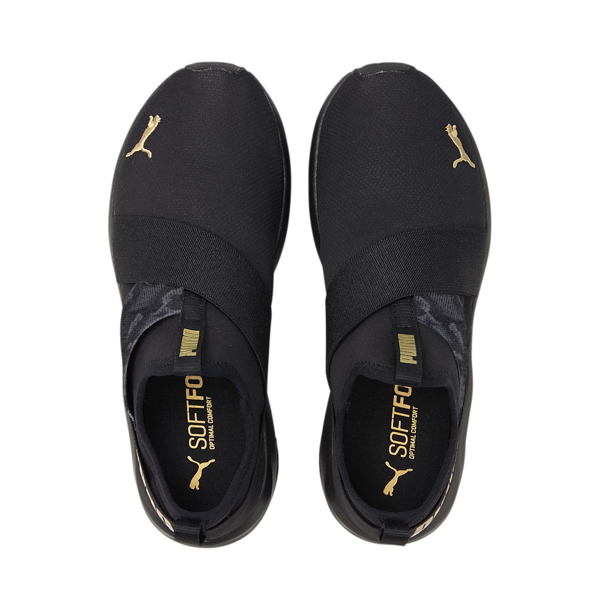 (WMNS) PUMA Prowl Animal Slip-On 'Black Gold' 194408-01