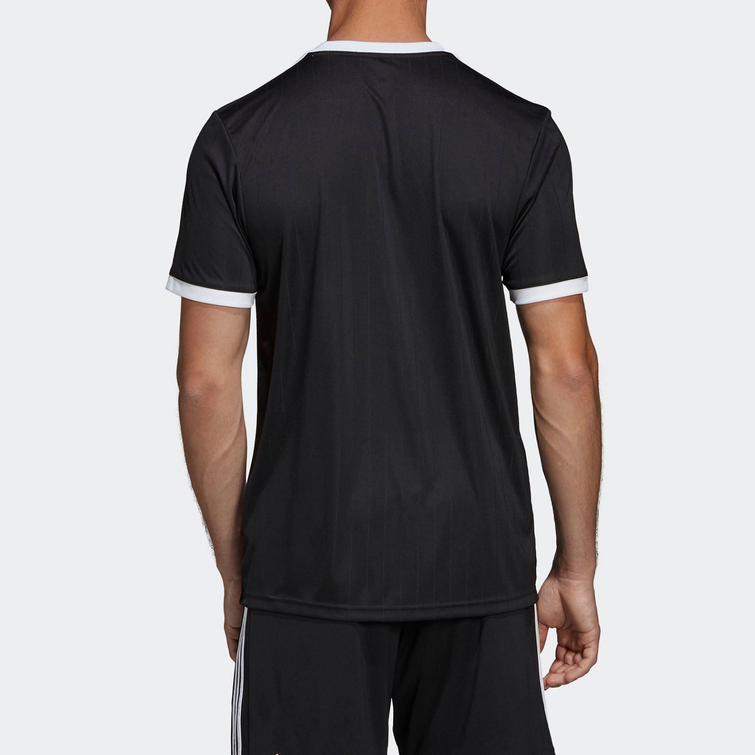 Men's adidas Athleisure Casual Sports Training Short Sleeve Black T-Shirt CE8934