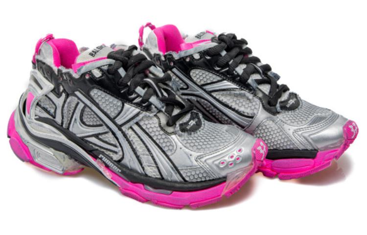 (WMNS) Balenciaga Runner 'Silver Black Pink' 772767W3RBW9155
