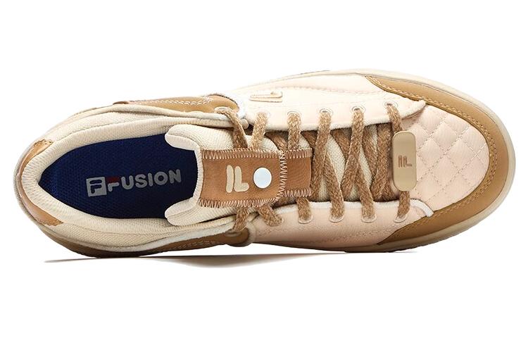 (WMNS) FILA FUSION Stack Skate Shoes 'Beige Brown' T12W312203FBT