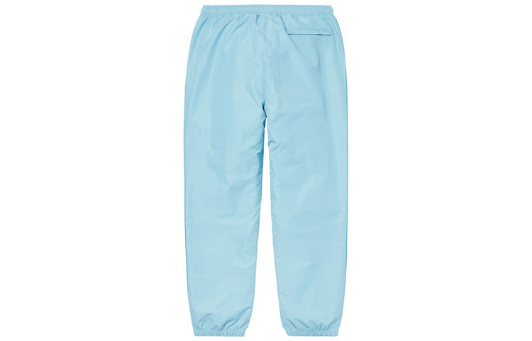 Supreme FW19 Week 5 x LACOSTE Track Pant Crossover waterproof Nylon Pants Unisex Blue SUP-FW19-551