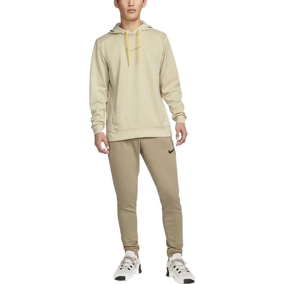 Men's Nike Dri-FIT Solid Color Logo Printing Sports Asia Edition Beige DM6661-206