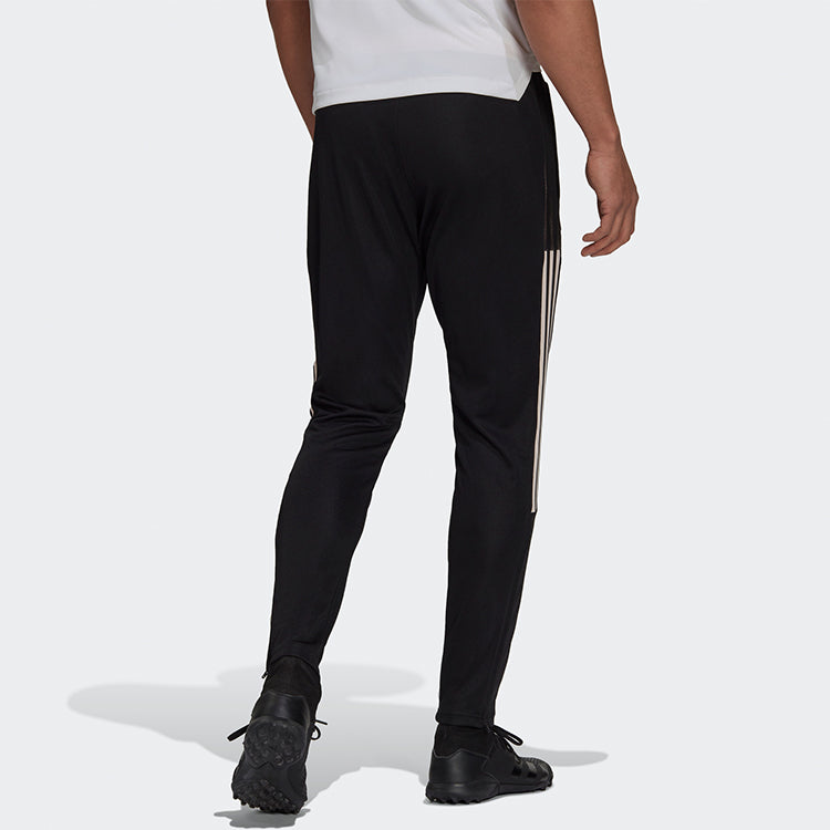 adidas Juventus Logo Zipper Cone Sports Pants Black GK8607