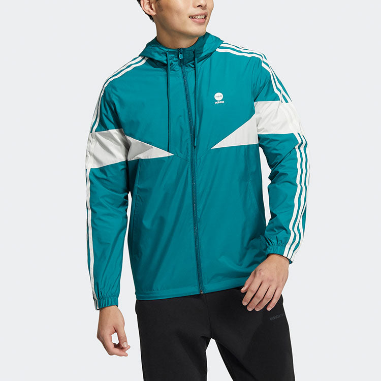 adidas neo Sports Hooded Jacket Green HM7431