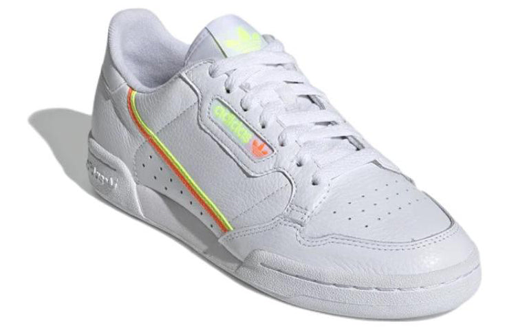 (WMNS) adidas Continental 80 'White Yellow Orange' EE4016