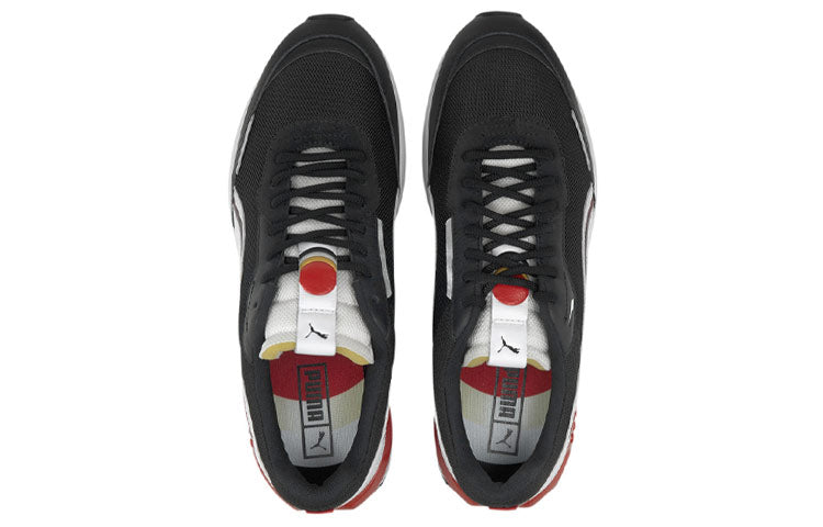 PUMA City Rider As Low-Top Black/White/Red 382554-01