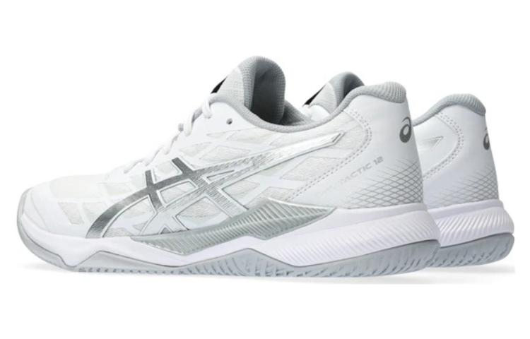 (WMNS) ASICS Gel Tactic 12 'White Pure Silver' 1072A092-100