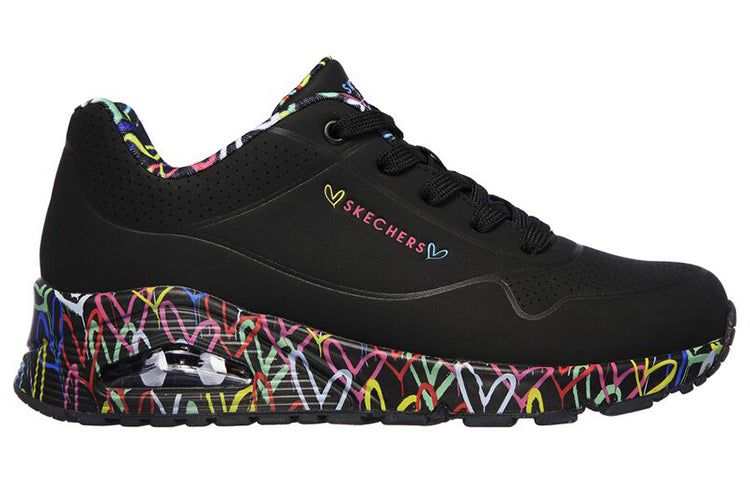 (WMNS) James Goldcrown x Skechers Uno Low-Top Running Shoes Black 155506-BBK