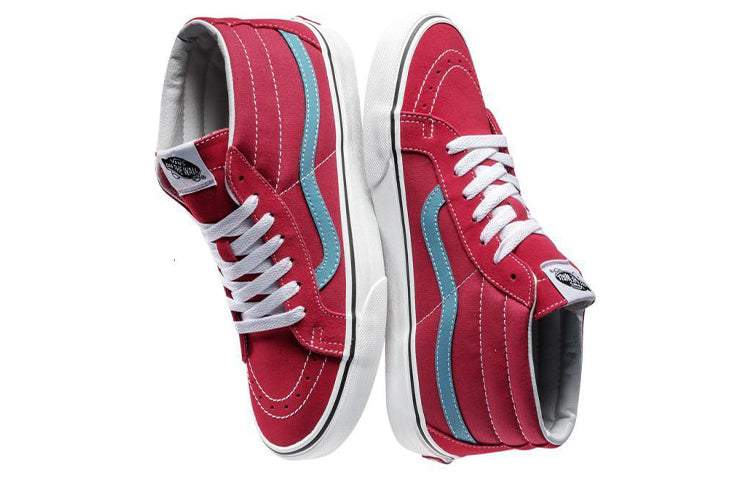 Vans Sk8-Mid Reissue 'Rococco Red Adriatic Blue' VN0A3MV8Q8C