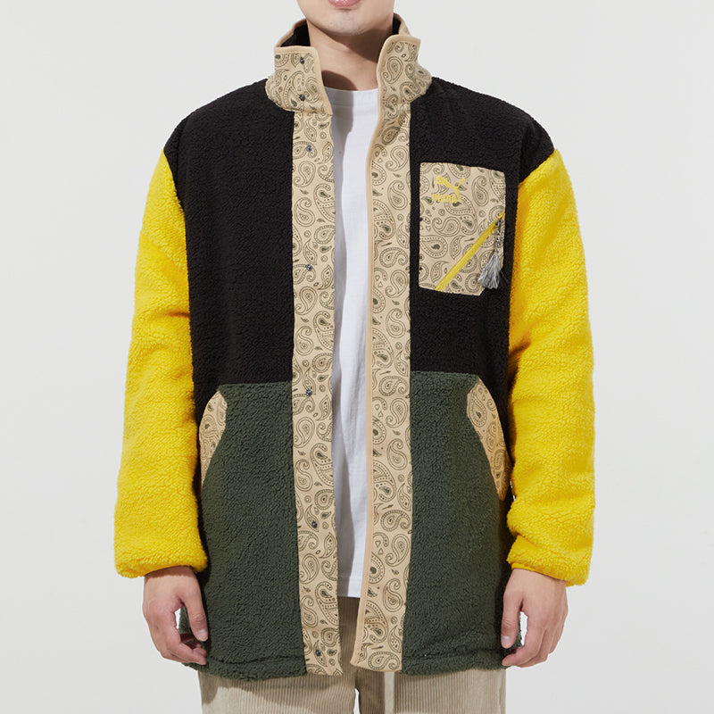 PUMA Unisex Paisley Lamb Wool Jacket Yellow 534984-51