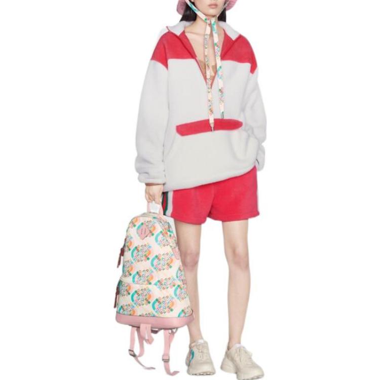 (WMNS) Gucci x The North Face Sweatshirt 'Off White Dark Pink' 673724-XJDUK-9799