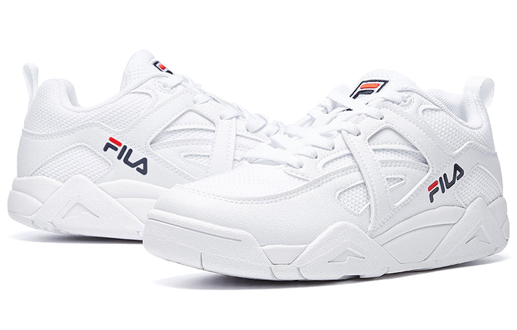 (WMNS) FILA Cage Knit Low VNTG GS White F12W021214FWT
