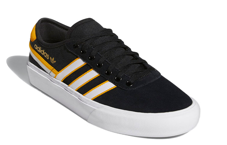 adidas originals Delpala 'Black White Yellow' FY7456