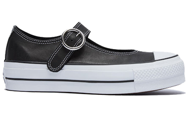 (WMNS) Converse Chuck Taylor All Star Mary Jane 'Black White' 563501C