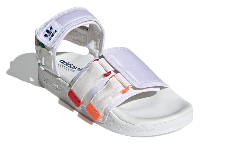adidas Adilette Sandal 4.0 'White Scarlet True Orange' GZ8828