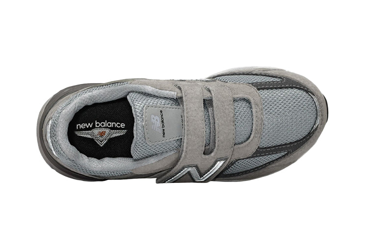 (PS) New Balance 990v5 Hook and Loop 'Grey' PV990GL5