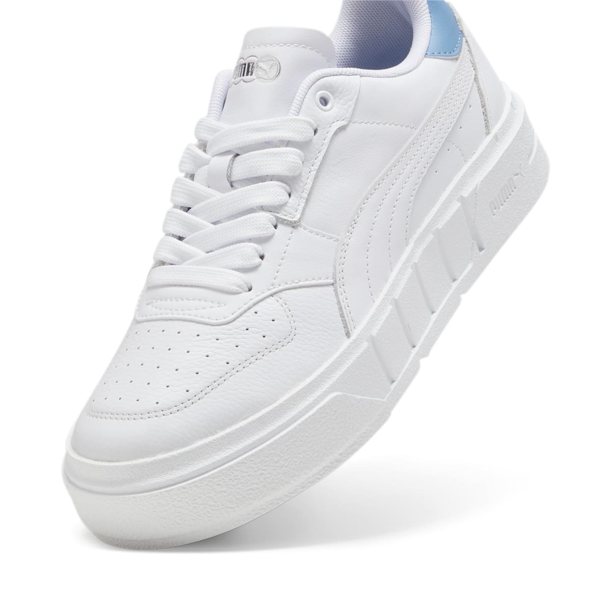 (WMNS) PUMA Cali Court Leather 'White Zen Blue' 393802-11