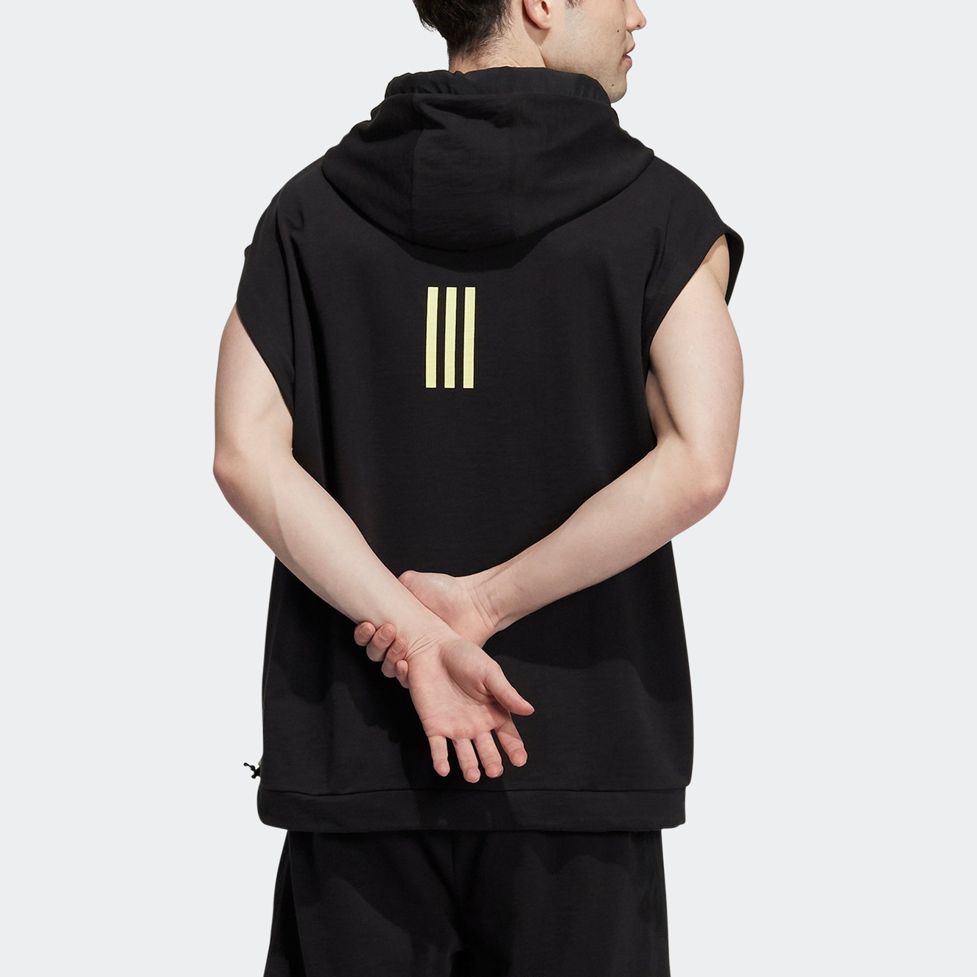 Men's adidas neo Pk Ss Ut Hdy Sleeveless Sports Black HA2912