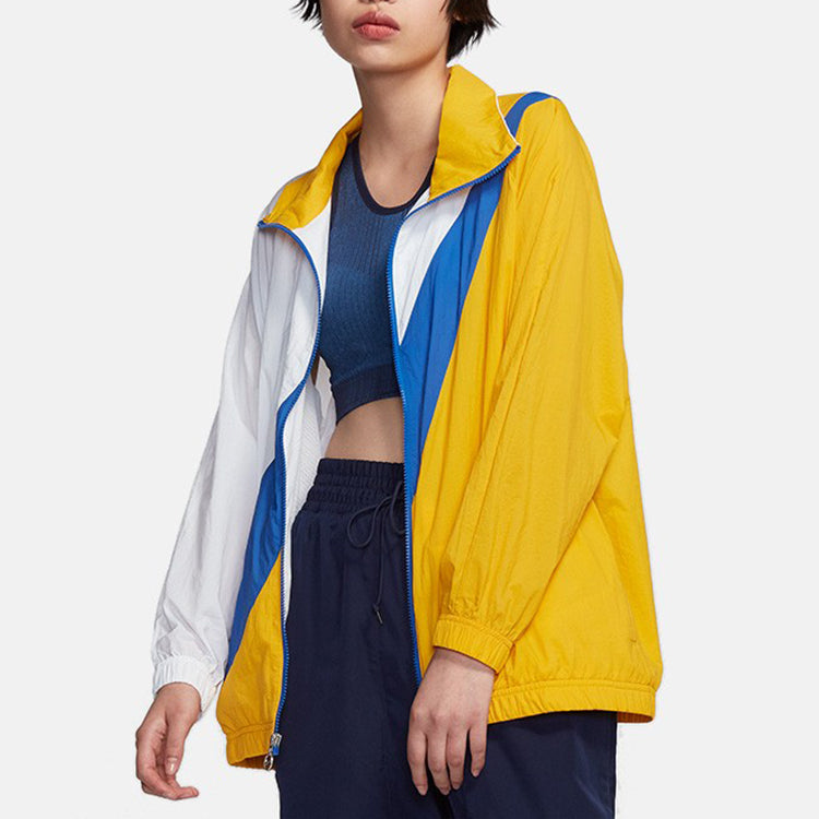 (WMNS) Nike Sportswear Swoosh Woven Jacket Yellow BV3686-743