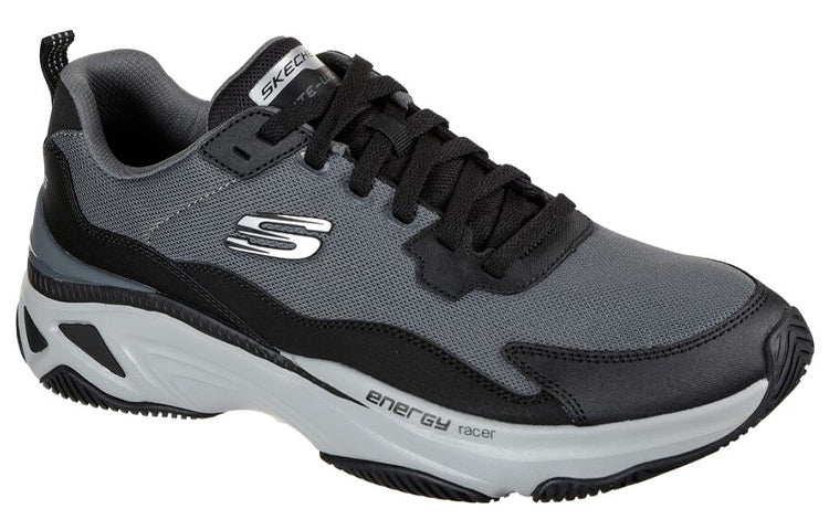 Skechers Energy Racer Low-Top Running Shoes Grey/Black 237132-BKGY