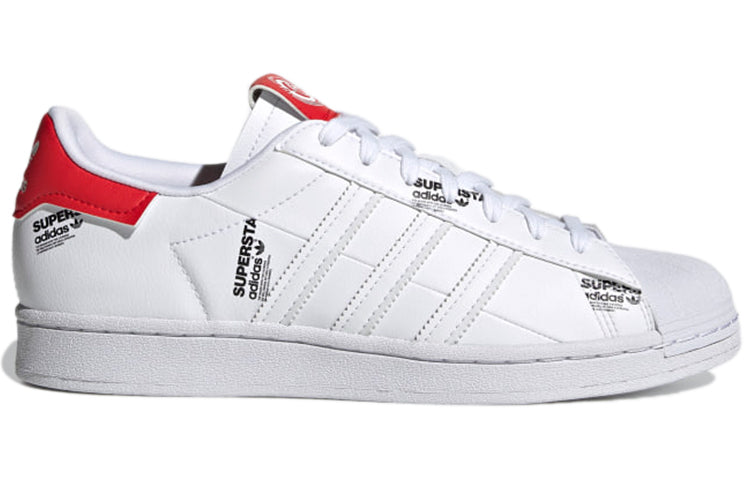 adidas Superstar 'White Vivid Red' GV7672