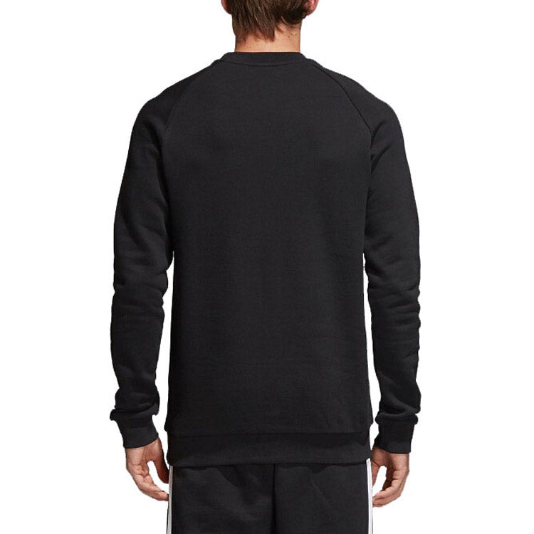 adidas originals Trefoil Warm-Up Crew Sweatshirt 'Black' CW1235