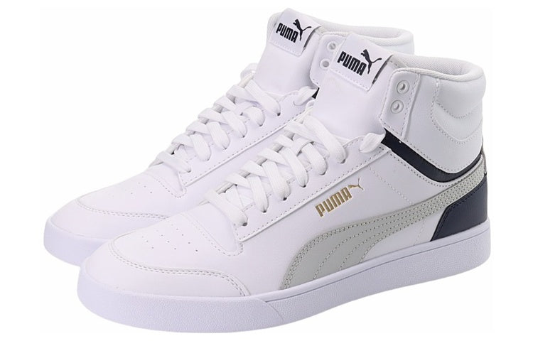 PUMA Shuffle Mid 'White Grey Peacoat' 380748-05