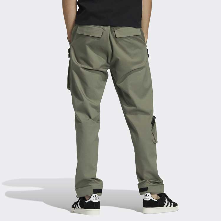 adidas originals Premium Wv Pnt Multiple Pockets Cargo Sports Long Pants Green GV0917