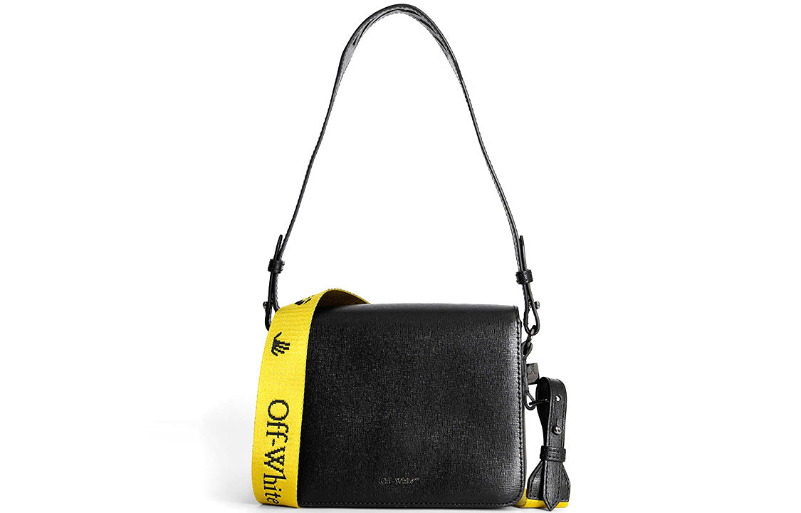 (WMNS) Off-White Black Letter Micro-label Embellished Leather Shoulder Bag OWNA011E20LEA0031001