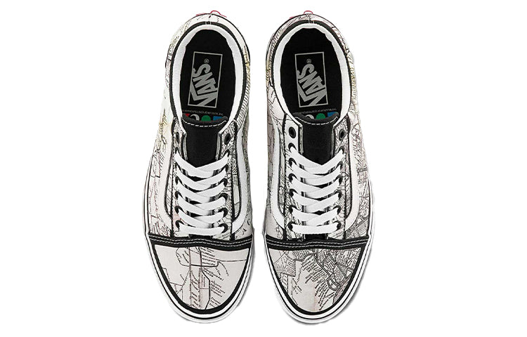 Vans MOCA x Old Skool 'Frances Stark Maps' VN0A5KRF94H