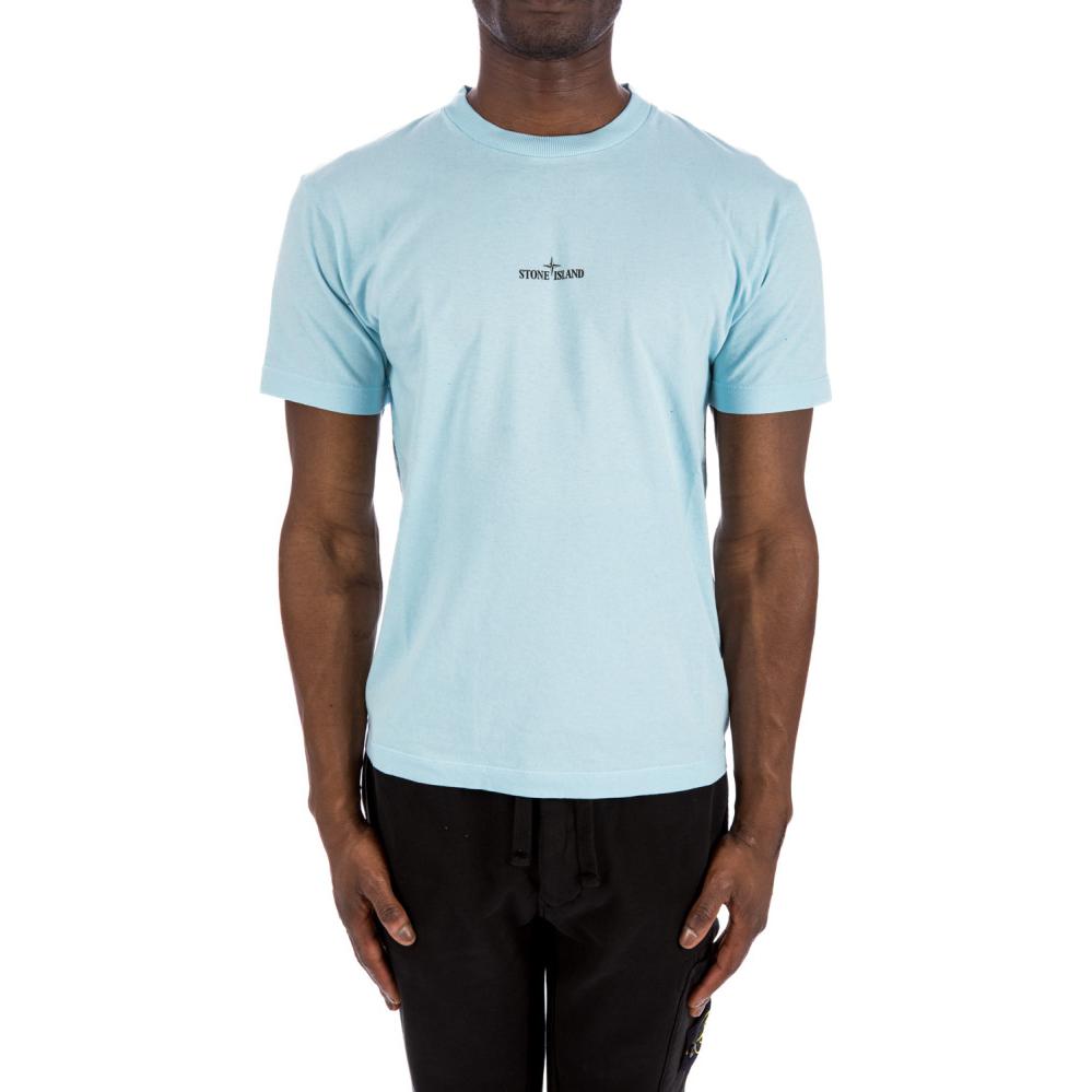 STONE ISLAND Plain Logo T-Shirt 'Light Blue' 79152NS82-V0041