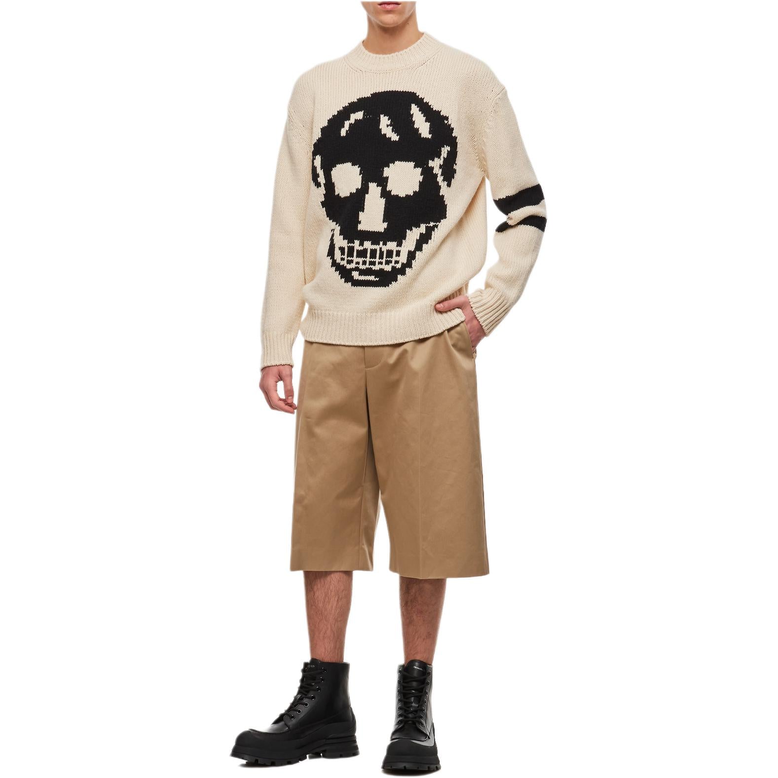 Alexander McQueen Cotton Trousers 'Tan' 774215-QSAAN-9730